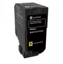 Lexmark 74C2HY0 CS725 Yellow Return Programme 12K Toner Cartridge