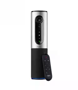 Logitech ConferenceCam Connect, Full HD, Up To 6 Seats, Portable AIO, Bluetooth, Remote Control, Black & Silver