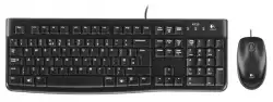 LOGITECH MK120 Corded Combo - BLACK - USB - US INT'L - EER