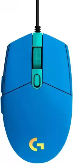 LOGITECH G102 LIGHTSYNC Corded Gaming Mouse - BLUE - USB - EER