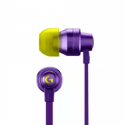 LOGITECH G333 Wired Gaming Earphones - PURPLE - 3.5 MM