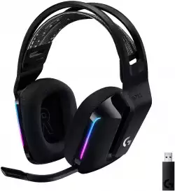 LOGITECH G G733 LIGHTSPEED Wireless RGB Gaming Headset Headset full size 2.4 GHz wireless black