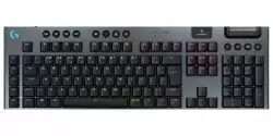 LOGITECH G915 X LIGHTSPEED Wireless Gaming Keyboard - BLACK - US INT'L - 2.4GHZ/BT  - EMEA28i-935 - CLICKY