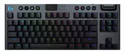 LOGITECH G915 X LIGHTSPEED TKL Wireless Gaming Keyboard - BLACK - US INT'L - 2.4GHZ/BT  - EMEA28i-935 - TACTILE                          