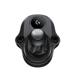 Logitech G Shifter, Six Speeds, G923, G29 AND G920 Racing Wheels, Steel, Leather