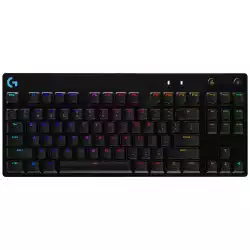 LOGITECH G PRO TKL Corded Mechanical Gaming Keyboard - BLACK - US INT'L - USB - CLICKY