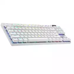 LOGITECH G PRO X TKL LIGHTSPEED Mechanical Gaming Keyboard - WHITE - US INT'L - TACTILE                          