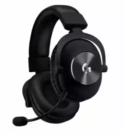 LOGITECH G Pro X Headset full size wired 3.5 mm jack noise isolating                          