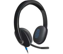 LOGITECH H540 Corded Headset - BLACK - USB