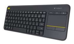 LOGITECH K400 Plus Wireless Touch Keyboard - BLACK - US INT'L