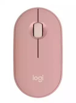 LOGITECH M350S Pebble 2 Bluetooth Mouse - TONAL ROSE