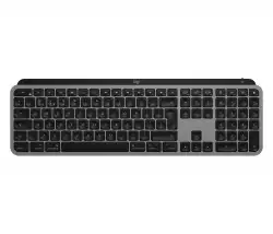 LOGITECH MX Keys for Mac Advanced Wireless Illuminated Keyboard - SPACE GREY - US INT'L - 2.4GHZ/BT - EMEA                          