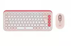 LOGITECH POP ICON COMBO - ROSE - US INT'L - BT  - INTNL-973