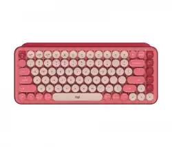 LOGITECH POP Keys Bluetooth Mechanical Keyboard - HEARTBREAKER ROSE - US INT'L