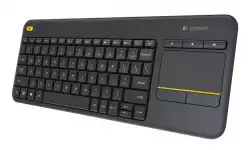 LOGITECH K400 Plus Wireless Touch Keyboard - BLACK - US INT'L