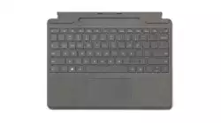 Microsoft Surface Pro Signature Keyboard ONLY Eng Intl CEE Hdwr Commercial Platinum, With Pen Storage & Charging                          