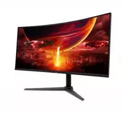 Монитор Acer Nitro XZ342CUV3bmiiphx, 34" WQHD (3440x1440) VA, Curved 1500R, ZeroFrame, 180Hz, 1ms (VRB), HDR400, FreeSync Premium, 400nits, 2xHDMI, Speakers, DP, Audio Out, VisionCare, Energy Class F, Black, 2Y