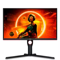 Монитор AOC 25G3ZM/BK, 24.5&quot; VA WLED, 1920x1080@@240Hz, 1ms GtG, 0.5ms MPRT, 300cd m/2, 3000:1, 80M:1 DCR, AdaptiveSync, FlickerFree, Low Blue Light, Tilt, Height Adjust, Pivot, Swivel, 2xHDMI, DP, USB hub                          