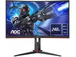 Монитор AOC C27G2ZU/BK 27inch 1920x1080 VA Curved 240Hz MPRT FreeSync Premium USB HUB SPEAKERS 1xDP 2xHDMI VESA 100x100
