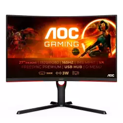 Монитор AOC C27G3U/BK 27inch FHD VA 165Hz 4ms 250cd/m2 HDMIx2 DP USB 3.2x4