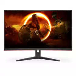 Монитор AOC C32G2ZE/BK, 31.5" Curved 1500R, VA, WLED, 1920x1080@@240Hz, 4ms GtG, 1ms MPRT, 300cd/m2, 4000:1, DCR 80M:1, FreeSync, FlickerFree, Low Blue Light, Tilt, 2xHDMI, DP
