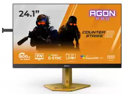 Монитор AOC CS24A, 24.1" TN eSports WLED, 1920x1080@@610Hz (OC, Native 600Hz), 0.5ms GtG, 0.3ms MPRT, 500cd m/2, 1000:1, DCR 80M:1, Adaptive Sync, FlickerFree, Low Blue Light, Tilt, Height Adjust, Pivot, Swivel, 2xHDMI, DP, USB hub                          
