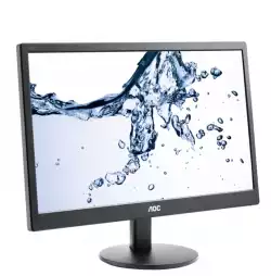 Монитор AOC LED E970SWN (18.5'', 16:9, 1366x768, LED, 200 cd/m2, 20M:1, 5 ms, 90/50°, VGA) Black, 3y
