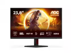Монитор AOC Q24G4RE, 23.8" Fast IPS WLED, 2560x1440@@180Hz, 1ms GtG, 0.5ms MPRT, 300cd m2, 1000:1, 80M:1 DCR, Adaptive Sync, FlickerFree, Low Blue Light, Tilt, HDMI, DP                          