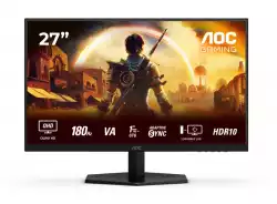 Монитор AOC Q27G42XNE, 27&quot; Fast VA WLED, 2560x1440@@180Hz, 1ms GtG, 0.5ms  MPRT, 300cd m/2, 5000:1, 80M:1 DCR, Adaptive Sync, FlickerFree, Low Blue Light, 2Wx2, Tilt, 2xHDMI, DP                          