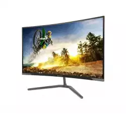 Монитор Aopen powered by Acer 27HC5RZ1bmiipx, 27" FHD (1920x1080) Curved 1500R, VA, 1ms TVR, ZeroFrame, 280Hz FreeSync, sRGB 99%, 1000:1 ACM, 2xHDMI, 1xDP, Tilt, Vesa, BluelightShield, Speakers 2Wx2,Audio out, Black