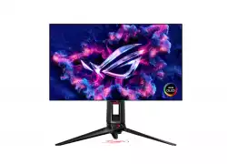 Монитор Asus ROG Swift OLED PG27AQDP Gaming 27 ", WOLED panel, 480 Hz (above 360Hz), 0.03 ms (GTG), FreeSync Premium, custom heatsink, ASUS OLED Care+, AI Assistant, VESA DisplayHDR 400 True Black, uniform brightness, 99% DCI-P3, true 10-bit color