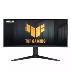 Монитор Asus TUF Gaming VG34VQL3A Curved Gaming, 34 " WQHD (3440 x 1440), 180Hz, 1500R, Curved design, Extreme Low Motion Blur, Freesync Premium Pro, 1ms (GTG),125% sRGB, DisplayHDR 400 , DisplayWidget, Black