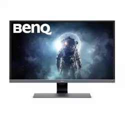 Монитор BenQ EW3270U, 31.5" VA, 4ms, 3840x2160 4K UHD, Entertainment, FreeSync, HDR, 95% DCI-P3, Opt-Clarity, Flicker-free, LBL, B.I.+, Super Resolution, 3000:1, 20M:1 DCR, 10 bit, 300 cd/m2, HDMI, DP, USB Type-C, Speakers, Tilt, Metallic Grey
