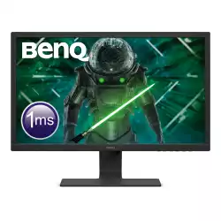Монитор BenQ GL2480, 24" TN, 1ms, 1920x1080 FHD, 75Hz, Eye-care Stylish, ePaper Mode, 72% NTSC, Flicker-free, LBL, Brightness Intelligence (B.I.), 1000:1, DCR: 12M:1, 8bit, 250 cd/m, DVI, VGA, HDMI, Black