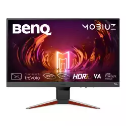 Монитор BenQ MOBIUZ EX240N 23.8" VA, 1920x1080 FHD, 1ms 165Hz, 250 cd/m2, FreeSync Premium, HDMI 2.0, DP, HDRi, B.I.+, treVolo 2x 2.5W speakers, Tilt (down/up) -5 - 15°, Eye-care VESA 100x100, Silver