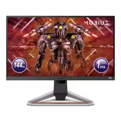 Монитор BenQ MOBIUZ EX2510, 24.5", IPS, HDRi, 144Hz, 1ms, 1920x1080 FHD, FreeSync Premium, 99% sRGB, HDR10, B.I.+, Light Tuner, Black eQualizer, Color Vibrance, Quick OSD, Eye-Care, treVolo Speakers 2.5Wx2, 1000:1, 400 cd/m2, 2x HDMI v2.0, DP, Height Adj., Grey                          