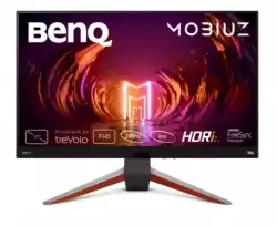 Монитор BenQ MOBIUZ EX270M, 27" IPS, 1920x1080 FHD, 1ms GtG, 240Hz, FreeSync Premiun, HDMI2.0x2, DP1.4x1, USB Hub, treVolo 2.1CH Sp.(2.5Wx2, 5W woofer), Tilt (down/up) -5° - 15°, Swivel (left/right) 15°/15°, Height Adj. stand, Eye-care VESA 100x100, Silver