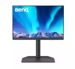Монитор BenQ SW242Q, 24.1" IPS, 5ms, 2560x1600 QHD, 16:10, Photo., sRGB 100%, Adobe RGB 99%, HDR10, 14-Bit 3D LUT, Delta E, 1000:1, 20M:1 DCR, 400 cd/m2, HDMI 2.0, DP 1.4, USB-C (90W), CReader, H/W calibration, HPhpon.jack, Height Adj., Pivot, Tilt, Swiv