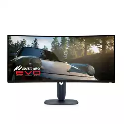 Монитор Dell Alienware AW3425DW , 34.2" CURVED QD-OLED 21:9 ,0.03ms GTG, WQHD (3440x1440), 240Hz, 1,500,000:1, 1000cd/m2, NVIDIA G-SYNC Compatible, AMD FreeSync Premium, HDR 400, 99.30% DCI-P3, HDMI, DP, USB, PIP, PBP, Height Adjustable, Swivel, Tilt, Black