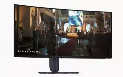 Монитор Dell Alienware AW3426DW, 34" QD-OLED 21:9, UW-QHD 3440x1440, AR, 99% DCI-P3, NVIDIA G-SYNC Compatible + AMD FreeSync, 280Hz, 0.03 ms GTG, 1,500,000:1, 300 cd/m2, HDR, VRR, HDMI, DP, USB Hub, Height Adjustable, Pivot, Swivel, Tilt, Black