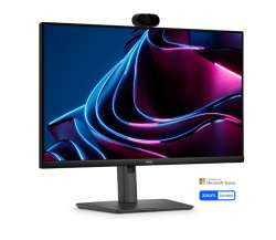 Монитор Dell P2426HEV, 23.8" Webcam, IPS Anti-Glare, 5ms, 120 Hz, 1500:1, 300 cd/m2, FHD 1920x1080, 99% sRGB, HDMI, Display Port, USB-C Hub, RJ45, Webcam, KVM Switch, PD 90W, Height Adjustable, Pivot, Swivel, Tilt, Black                          