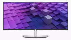 Монитор Dell U3824DW, 37.5" UltraSharp Curved WQHD+(3840x1600) AG, IPS, 21:9, 5ms, 2000:1, 300 cd/m2, PD 90W, 100% Srgb, HDMI, DP, USB-C Hub, USB 3.2, RJ45, Speacers, Height Adjustable, Swivel, Tilt, Black