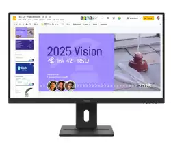Монитор Lenovo ThinkVision E27Q-40 27" IPS, WLED, 2560x1440, 16:9, 100Hz, 4ms, 350 cd/m2, 1500:1, Speakers 2Wx2, HDMI, DP, Tilt, Swivel, Pivot, Height Adjust Stand                          