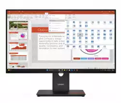 Монитор LENOVO ThinkVision T27-40 27inch IPS 16:9 1920x1080 100MHz 250cd/m2 1500:1 4ms 1xHDMI 1.4 1xDP 1.2 1xVGA USB-HUB 99 sRGB 3y