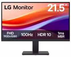 Монитор LG 22U401A-B, 21.5" VA, 5ms (GtG at Faster), 100Hz, 3000:1, Dynamic Action Sync, 250 cd/m2, Full HD 1920x1080, HDR 10 / sRGB 99%, VRR, Flicker Safe, Reader Mode, D-Sub, HDMI, Tilt, Headphone out, Black Монитор LG 22U401A-B, 21.5" VA, 5ms (GtG at Faster), 100Hz, 3000:1, Dynamic Action Sync, 250 cd/m2, Full HD 1920x1080, HDR 10 / sRGB 99%, VRR, Flicker Safe, Reader Mode, D-Sub, HDMI, Tilt, Headphone out, Black