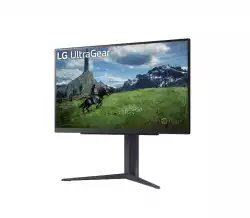 Монитор LG 27GS85Q-B, 27", UltraGear QHD Nano IPS, 1ms, AG, QHD (2560x1440), 200Hz, HDR 400, 1000:1, 400cd/m2, DCI-P3 98%, USB3.0 (1up/2down), AMD Free-sync, NVIDIA G-Sync, HDMI, DisplayPort, Height adjustment, Tilt, Pivot, Headphone Out, Black