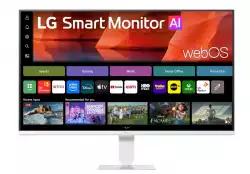 Монитор LG 27U511SB-W, 27" IPS Smart webOS23, 120Hz, 5ms, 1500:1, 250cd/m, FHD 1920x1080, ThinQ, sRGB 99%, HDR 10, HDMI, USB, Bluetooth, AirPlay 2, Speacers 5W x 2, Tilt, White Монитор LG 27U511SB-W, 27" IPS Smart webOS23, 120Hz, 5ms, 1500:1, 250cd/m, FHD 1920x1080, ThinQ, sRGB 99%, HDR 10, HDMI, USB, Bluetooth, AirPlay 2, Speacers 5W x 2, Tilt, White