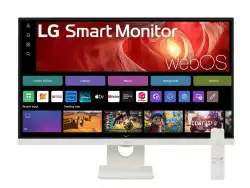 Монитор LG 27U731SA-W, 27" IPS Smart webOS23, 5ms, 1000:1, 350cd/m, FHD 3840 x 2160, ThinQ, DCI-P3 90%, HDR 10, HDMI, USB Type-C , Bluetooth, Speacers 5W x 2, Tilt, White                          