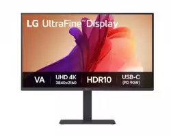 Монитор LG 32U720A-B, 31.5" UltraFine 4K LED, VA, AG, 5ms, 250 cd/m2, 3000:1, UHD (3840 x 2160), DCI-P3 90% , HDR 10, USB-C (PD 90W), HDMI, DisplayPort, LG Switch, Dynamic Action Sync, Reader mode, 5W X 2 speaker, Headphone out, Tilt/Height/Swivel/Pivot, Black                          