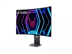 Монитор LG 39GS95QE-B, 39" Ultragear OLED 0.03ms (GtG), 21:9 Curved Gaming WQHD+ (3440x1440), 240Hz, 1000:1, 275 cd/m2, 1000:1, DCI-P3 98%, AMD FreeSync, NVIDIA G-Sync, VRR, HDR 400 ,PBPin PIP, USB Down/Up-stream, HDMI, DisplayPort, Tilt, Height, Swivel, Black